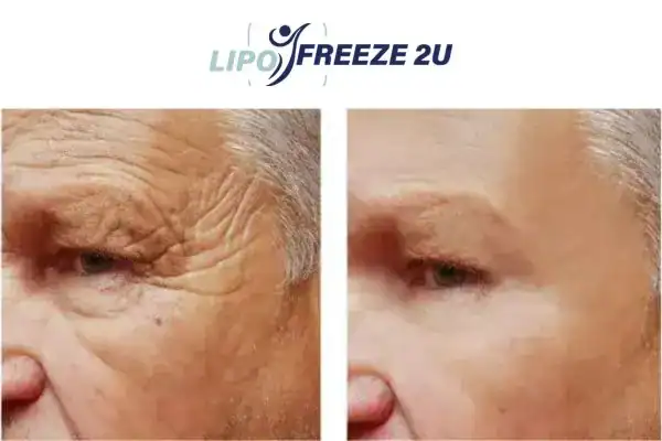 Mens before and after Morpheus 8 Telford results.