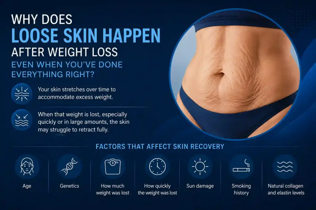 Why Does Loose Skin Happen After Weight Loss Even When You’ve Done Everything Right Telford?