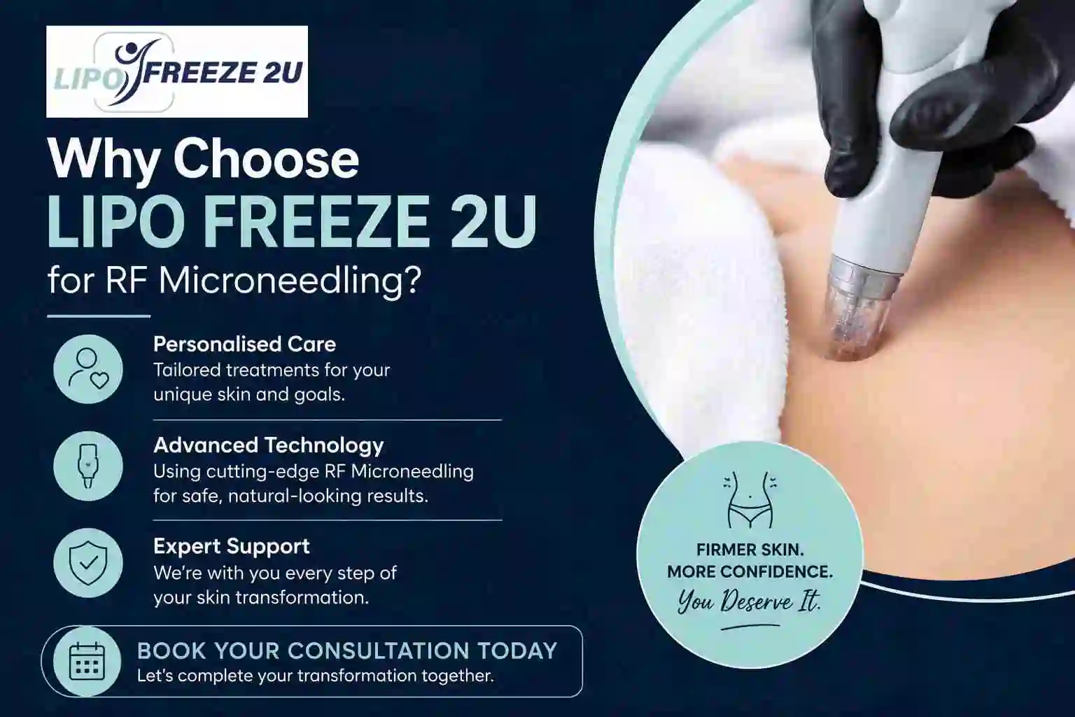 Why Choose LIPO FREEZE 2U for RF Microneedling Telford?